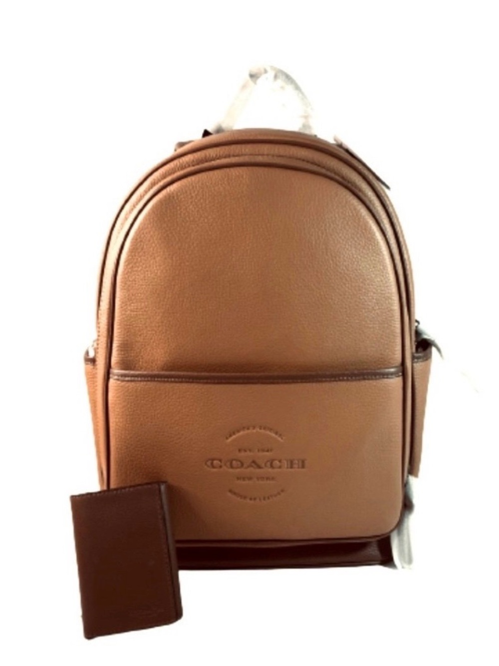 Set of 2 COACH Thompson Backpack and COACH Trifold Wallet Matching Color Men NWT